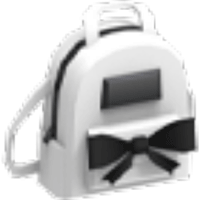 White Designer Backpack  - Ultra-Rare from Hat Shop